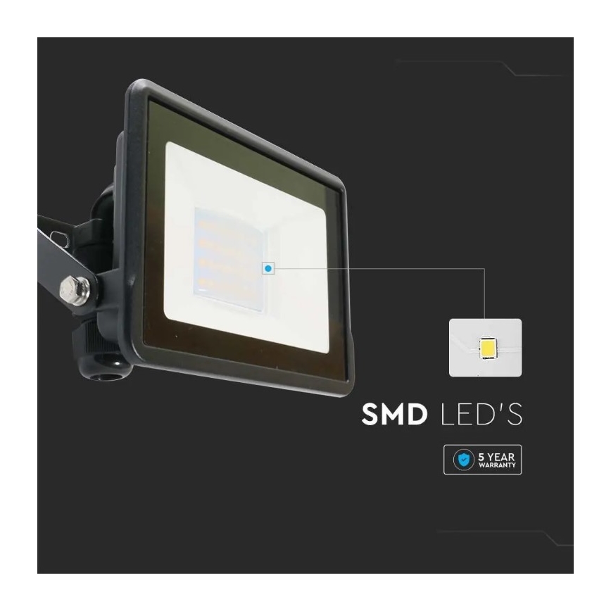 Proiettore LED con connessione diretta SAMSUNG CHIP LED/20W/230V IP65 6500K