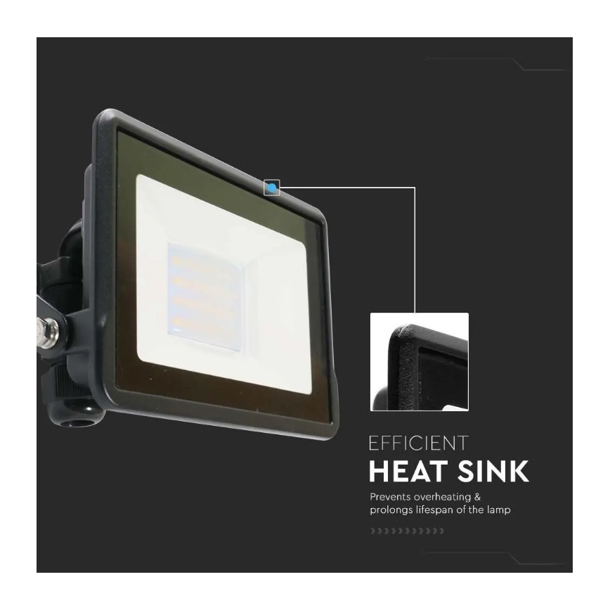 Proiettore LED con connessione diretta SAMSUNG CHIP LED/20W/230V IP65 6500K