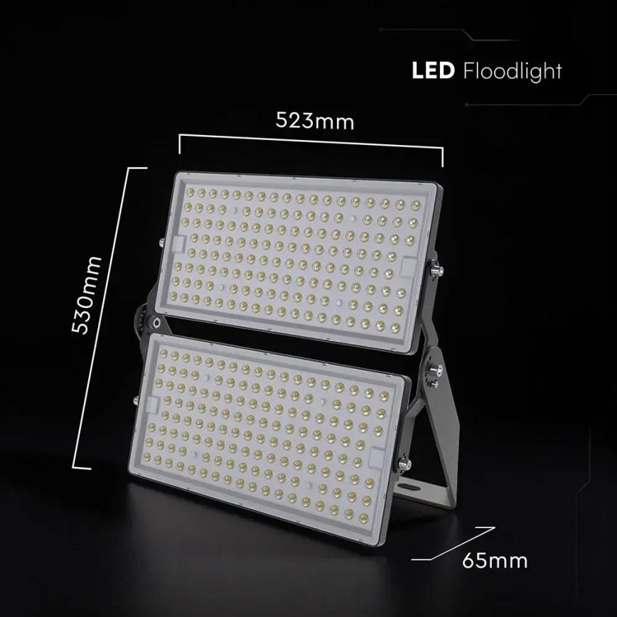 Proiettore LED LED/500W/230V 6500K IP65 grigio