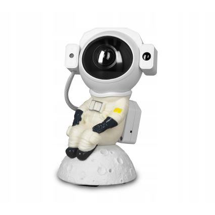 Proiettore LED RGB 3-in-1 LED/5W/5V 3000/4000/6000K astronauta + telecomando