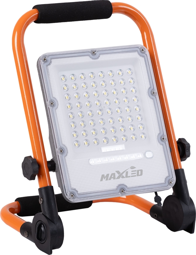 Proiettore LED ricaricabile dimmerabile con stativo LED/100W/3,2V 4500K 10000 mAh IP65 arancione