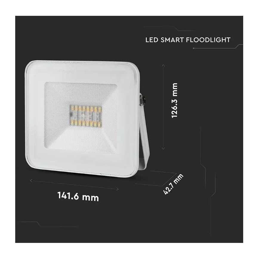 Proiettore LED Smart dimmerabile RGB LED/20W/230V IP65 bianco