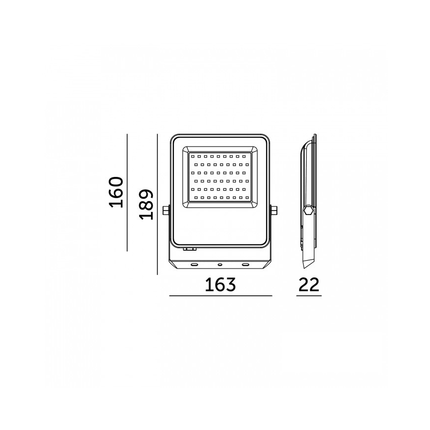 Proiettore LED ULSAN/50W/230V 4000K IP65