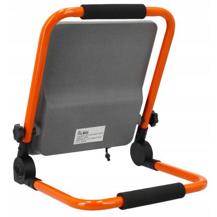 Proiettore ricaricabile a LED con supporto LED/100W/3,2V 4500K 15000 mAh IP65 arancione