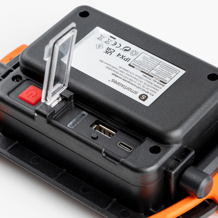 Proiettore ricaricabile dimmerabile LED/10W/5V USB 6500K IP44