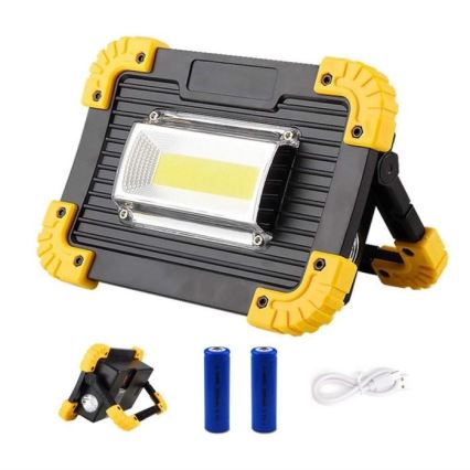 Proiettore ricaricabile LED/10W/4000 mAh