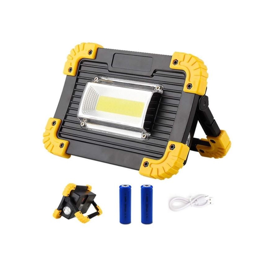 Proiettore ricaricabile LED/10W/4000 mAh