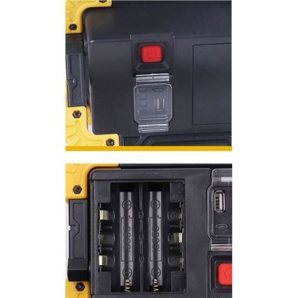 Proiettore ricaricabile LED/10W/4000 mAh