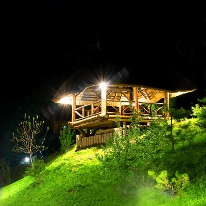 Proiettore solare a LED con sensore DUO LED/1W/3,7V IP44