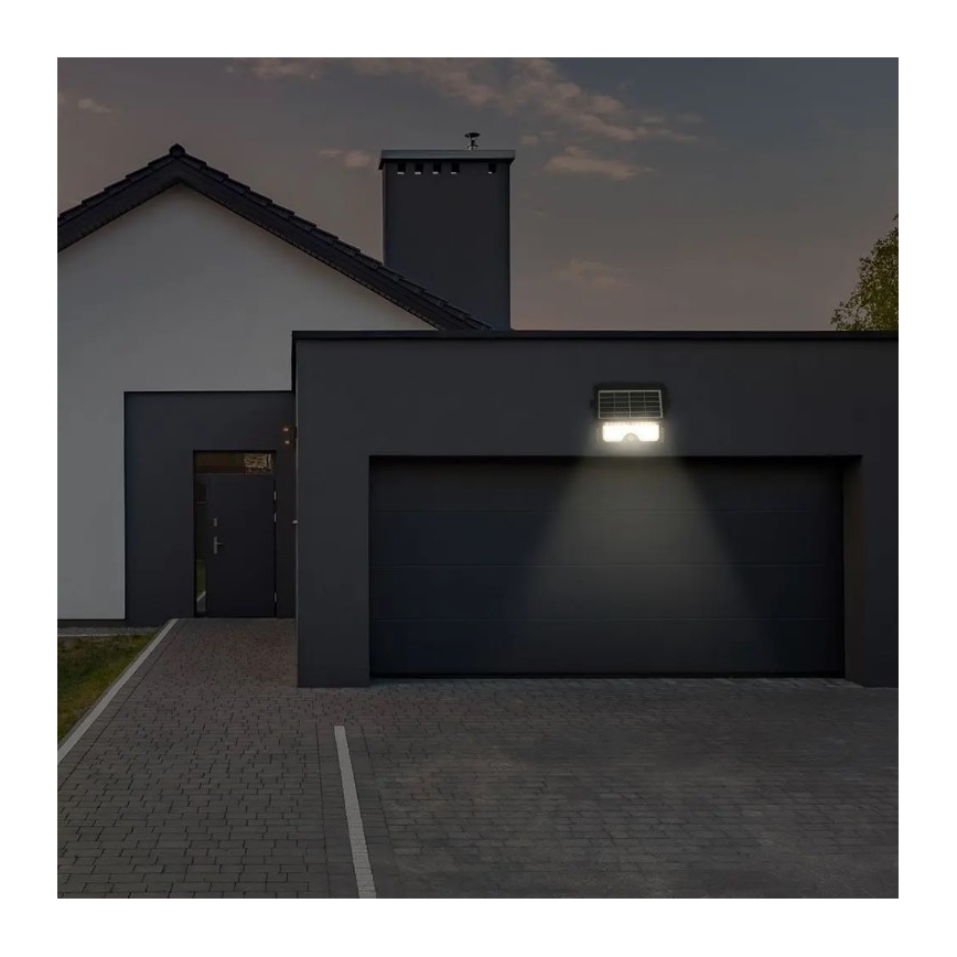 Proiettore solare a LED con sensore LED/5W/3,7V IP65 4000K