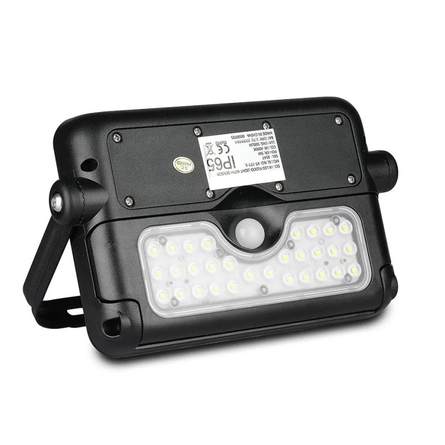 Proiettore solare a LED con sensore LED/5W/3,7V IP65 4000K