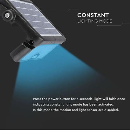 Proiettore solare a LED con sensore LED/5W/3,7V IP65 4000K