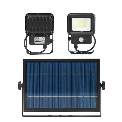 Proiettore solare da esterno a LED con sensore LED/20W/3,7V 6500K IP65