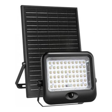 Proiettore solare LED con sensore MHCS LED/20W/3,2V 3000/4000/6500K IP65 10000 mAh + telecomando