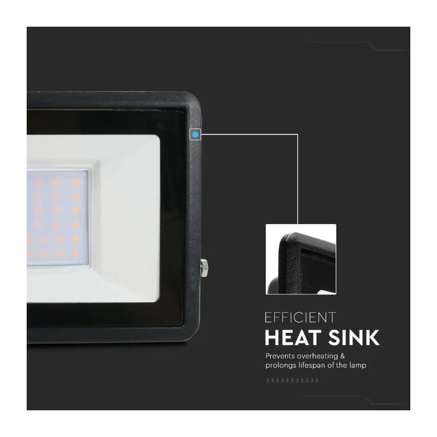 Projecteur avec connexion directe LED SAMSUNG CHIP LED/30W/230V IP65 6500K