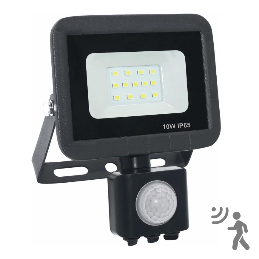 Projecteur avec détecteur LED/10W/230V IP65