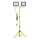 Projecteur avec support TIGRA 2xLED/100W/230V 4000K IP54 noir/jaune
