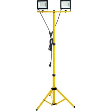Projecteur avec support TIGRA 2xLED/50W/230V 4000K IP54 noir/jaune