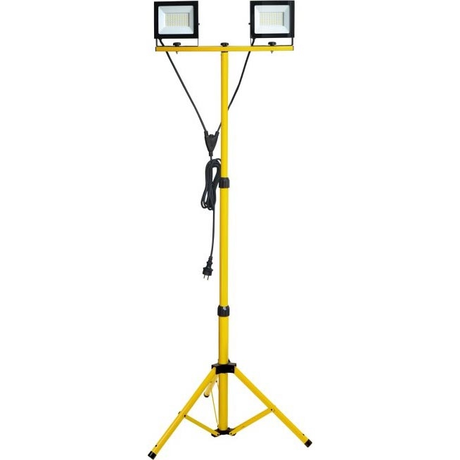 Projecteur avec support TIGRA 2xLED/50W/230V 4000K IP54 noir/jaune