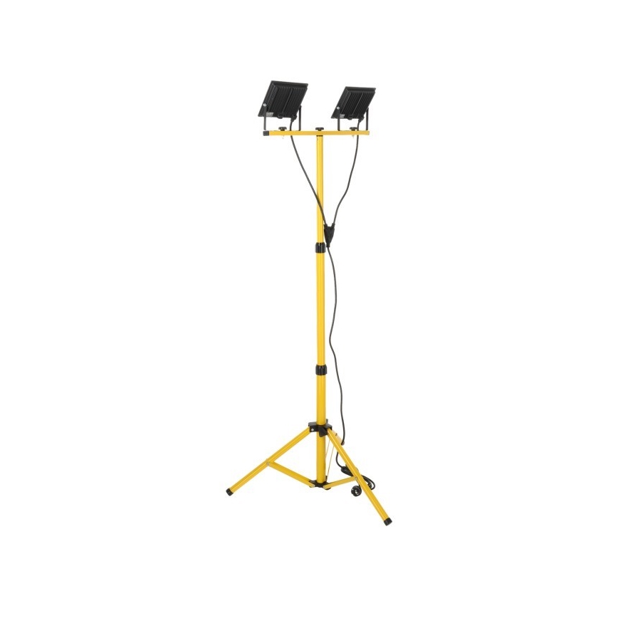 Projecteur avec support TIGRA 2xLED/50W/230V 4000K IP54 noir/jaune
