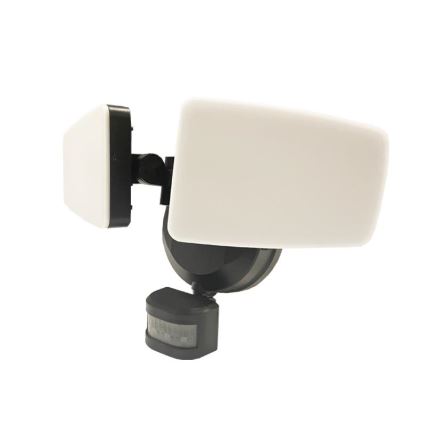 Projecteur extérieur avec détecteur LED/24W/230V 3000/4000/6000K IP54 noir