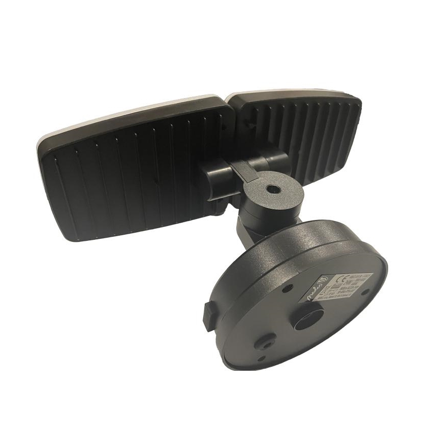 Projecteur extérieur avec détecteur LED/24W/230V 3000/4000/6000K IP54 noir