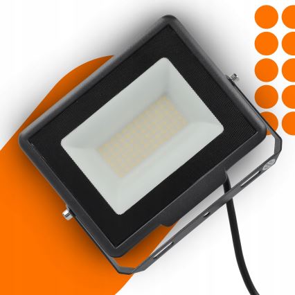 Projecteur extérieur LED/50W/230V 4500K IP65 noir