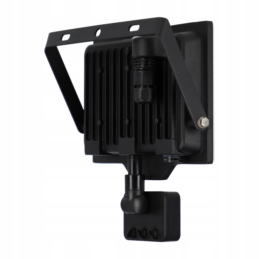 Projecteur d'extérieur LED avec détecteur de mouvement et capteur crépusculaire LED/50W/230V 4500K IP65 noir