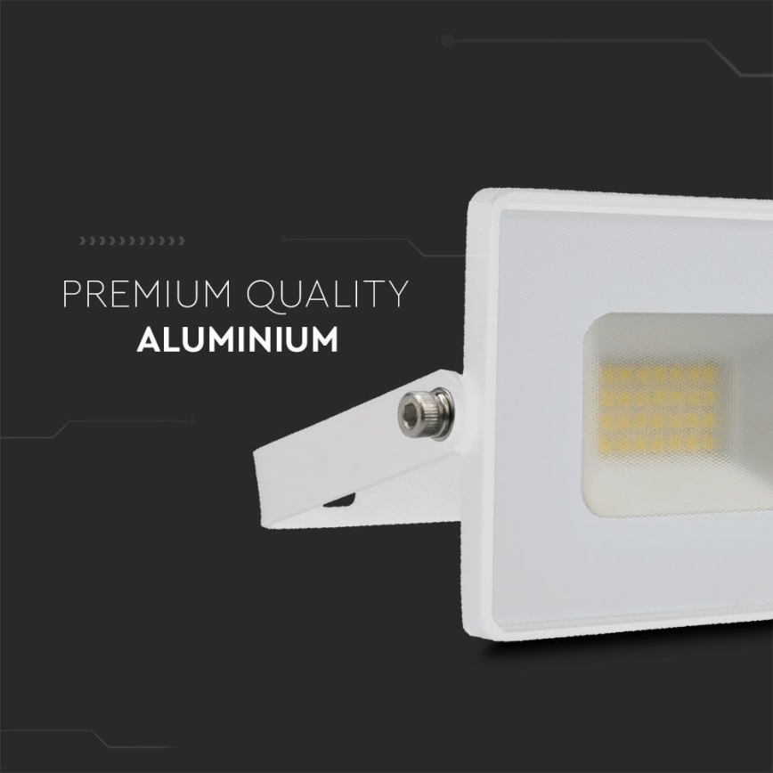 Projecteur LED/20W/230V 6500K IP65 blanc