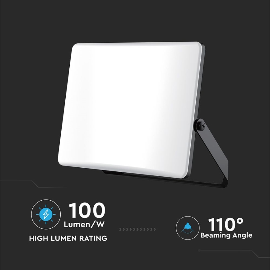 Projecteur LED/30W/230V 3000/4000/6500K IP65 noir