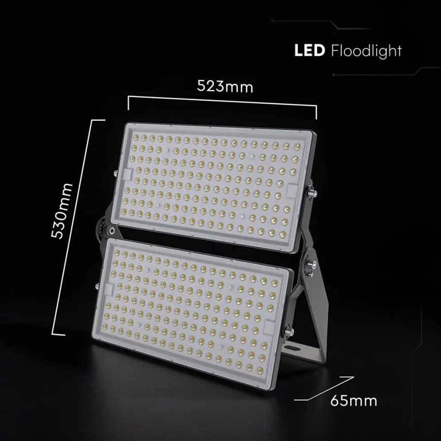 Projecteur LED/500W/230V 4000K IP65 gris