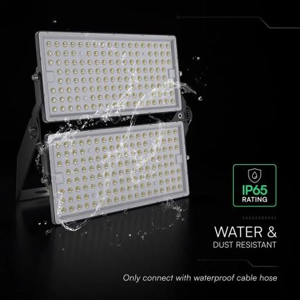 Projecteur LED 500W/230V 6500K IP65 gris