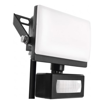 Projecteur LED à capteur de mouvement et crépusculaire TAMBO EVO LED/10W/230V 4000K IP44 noir