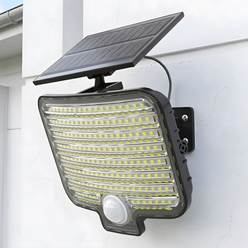 Projecteur LED avec détecteur et panneau solaire ALEX LED/5,5W/3,7V 1200 mAh IP44