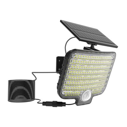 Projecteur LED avec détecteur et panneau solaire ALEX LED/5,5W/3,7V 1200 mAh IP44