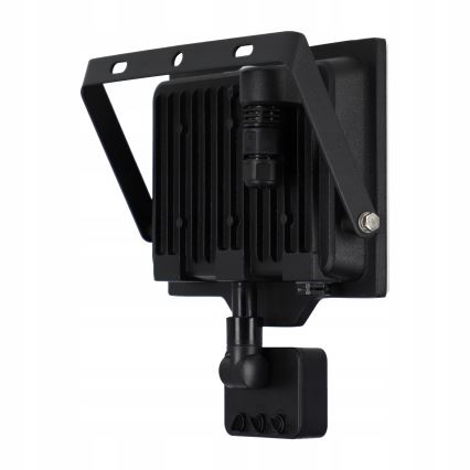 Projecteur LED d'extérieur avec détecteur de mouvement, 50 W, 230 V, 4500 K, IP65, noir