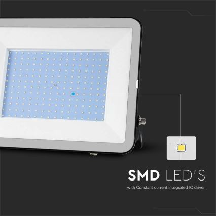 Projecteur LED d'extérieur SAMSUNG CHIP LED/200W/230V 4000K IP65 noir