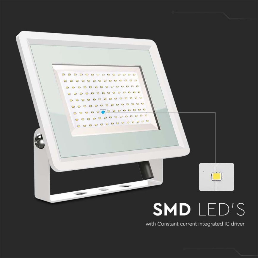 Projecteur LED d'extérieur LED/200W/230V 6500K IP65 blanc
