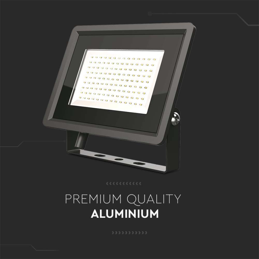 Projecteur LED d'extérieur LED/200W/230V 6500K IP65 noir