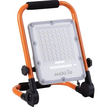 Projecteur LED dimmable rechargeable avec trépied LED/50W/3,2V 4500K 5000 mAh IP65 orange