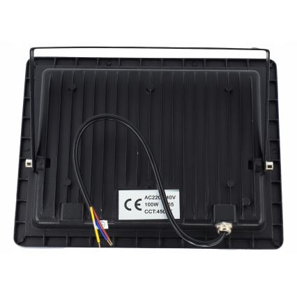 Projecteur LED extérieur LED/100W/230V 4500K IP65 noir