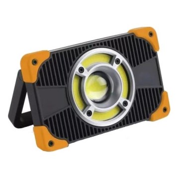 Projecteur LED rechargeable avec haut-parleur LED/10W/5V USB 6500K IP44 2000 mAh