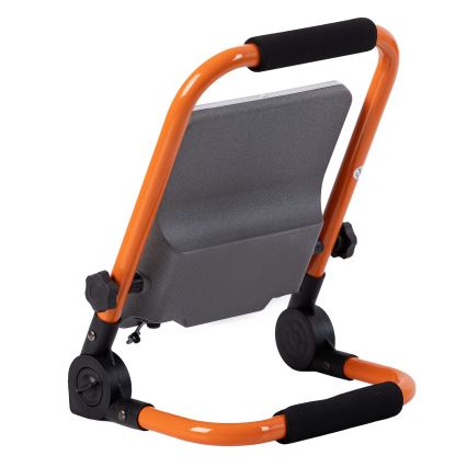 Projecteur LED rechargeable à intensité variable avec trépied LED/100W/3,2V 4500K 10000 mAh IP65 orange