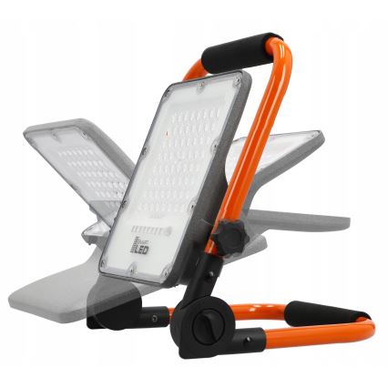 Projecteur LED rechargeable avec trépied LED/100W/3,2V 4500K 15000 mAh IP65 orange