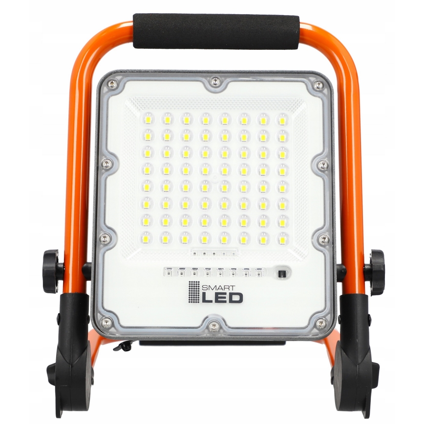 Projecteur LED rechargeable avec trépied LED/30W/3,2V 4500K 5000 mAh IP65 orange