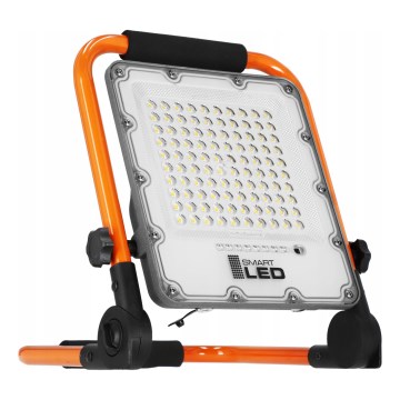 Projecteur LED rechargeable sur pied LED/50W/3,2V 4500K 10000 mAh IP65 orange