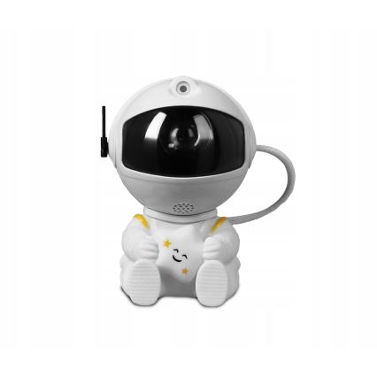 Projecteur LED RGB LED/5W/5V en forme d'astronaute + télécommande