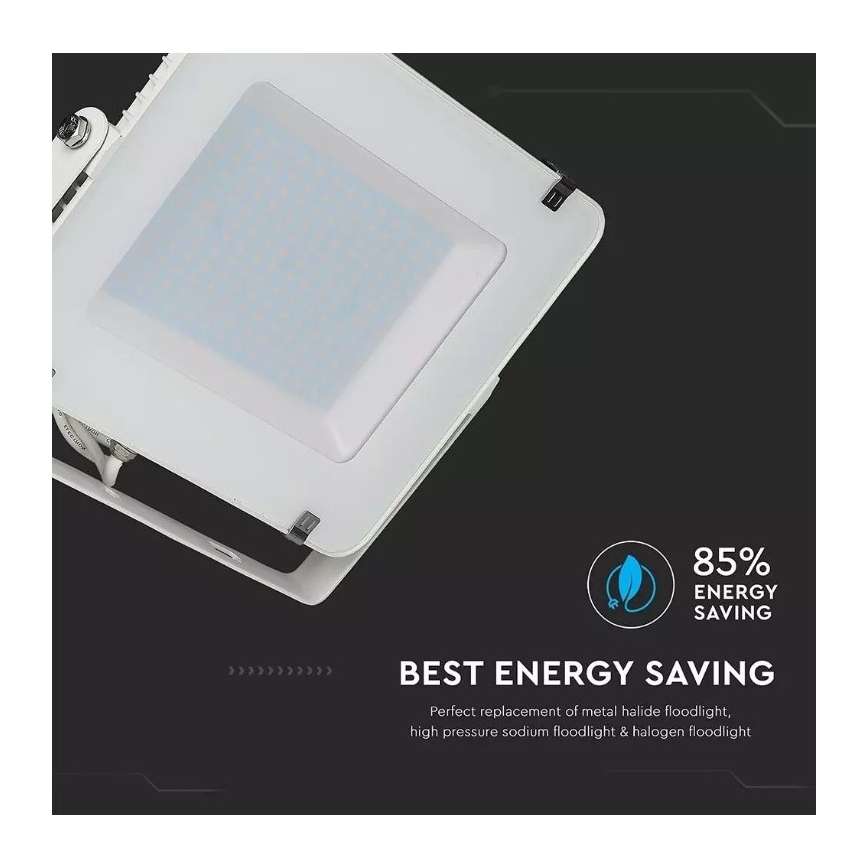 Projecteur LED SAMSUNG CHIP LED/150W/230V 3000K IP65 blanc