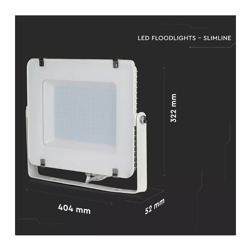 Projecteur LED SAMSUNG CHIP LED/150W/230V 3000K IP65 blanc