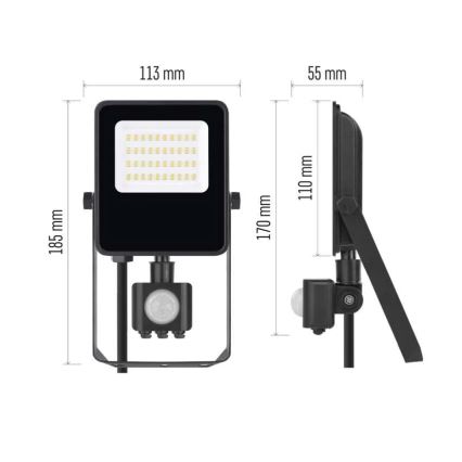 Projecteur LED avec capteur VISIO LED/20W/230V 4000K IP65